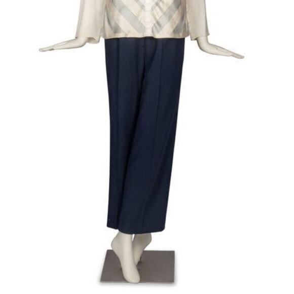 Vintage Chanel Wide Leg Wool Pants - Size US8, FR40 - Picture 4 of 5